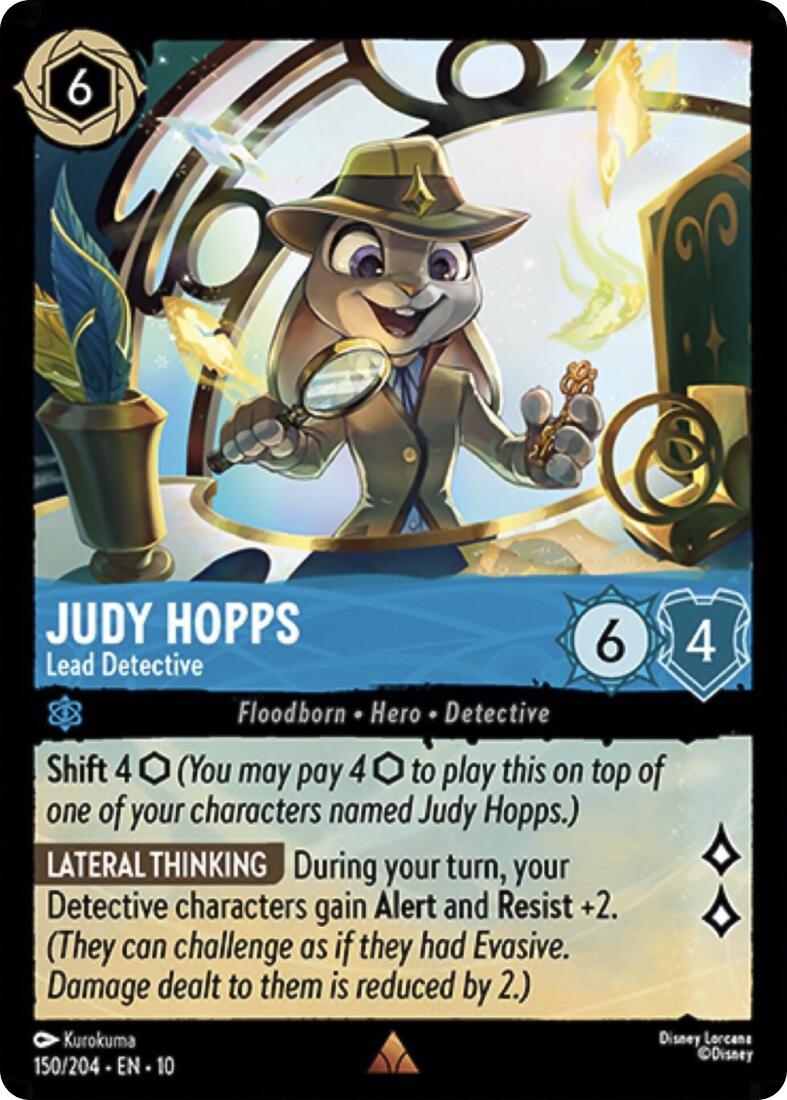Image of Judy Hopps - Lead Detective (150/204) [Whispers in the Well]