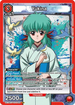 Image of Yukina (090) (UE13BT/YYH-1-090) - UE13BT Yu Yu Hakusho Ghost Files Foil