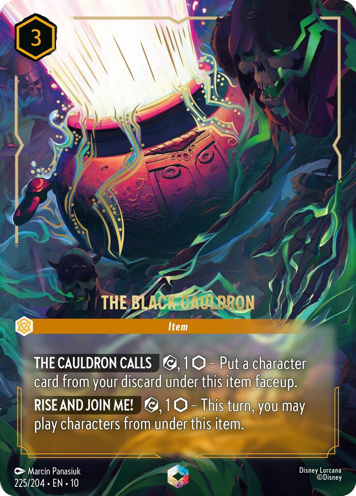 Image of The Black Cauldron (Enchanted) (225/204) [Whispers in the Well]