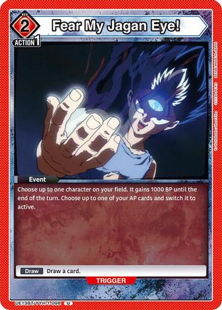 Image of Fear My Jagan Eye! (UE13BT/YYH-1-098) - UE13BT Yu Yu Hakusho Ghost Files