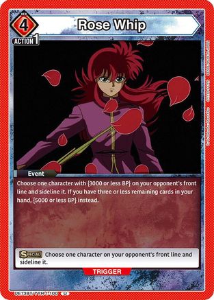 Image of Rose Whip (UE13BT/YYH-1-100) - UE13BT Yu Yu Hakusho Ghost Files