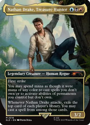Image of Nathan Drake, Treasure Hunter (SLD-2216) - Secret Lair Drop Series