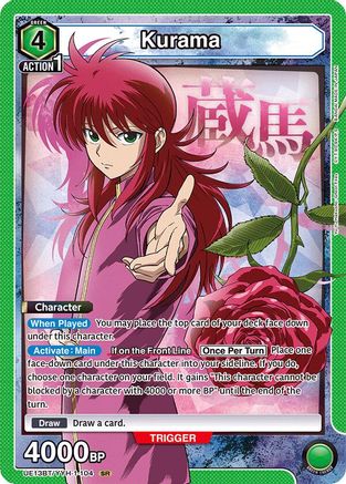 Image of Kurama (104) (UE13BT/YYH-1-104) - UE13BT Yu Yu Hakusho Ghost Files Foil