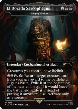 Image of El Dorado Sarcophagus - Whip of Erebos (SLD-2218) - Secret Lair Drop Series