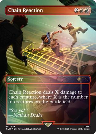 Image of Chain Reaction (Rainbow Foil) (SLD-2219) - Secret Lair Drop Series Foil