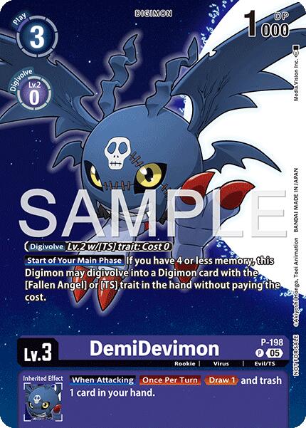 Image of DemiDevimon [P] (Digimon Story: Time Stranger Promo Pack) [Promotional Cards]