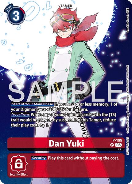 Image of Dan Yuki [P] (Digimon Story: Time Stranger Promo Pack) [Promotional Cards]