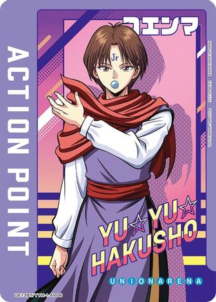 Image of Action Point Card (AP06) (UE13BT/YYH-1-AP06) - UE13BT Yu Yu Hakusho Ghost Files Foil