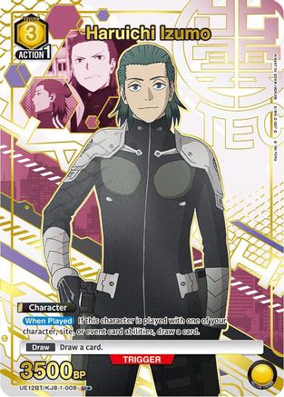 Image of Haruichi Izumo (008) (U*) (UE12BT/KJ8-1-008) - UE12BT Kaiju No 8 Foil