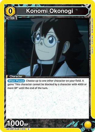 Image of Konomi Okonogi (012) (UE12BT/KJ8-1-012) - UE12BT Kaiju No 8