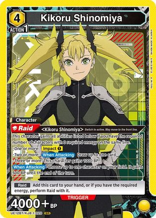 Image of Kikoru Shinomiya (020) (UE12BT/KJ8-1-020) - UE12BT Kaiju No 8 Foil