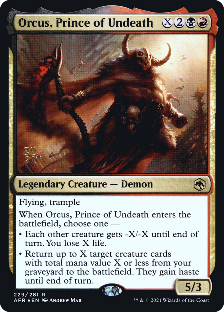 Image of Orcus, Prince of Undeath [Dungeons & Dragons: Adventures in the Forgotten Realms Prerelease Promos]