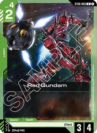 Image of Red Gundam (C) (ST06-006) - Starter Deck 06 Clan Unity