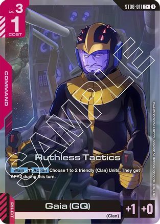 Image of Ruthless Tactics (C+) (ST06-011) - Starter Deck 06 Clan Unity Holofoil