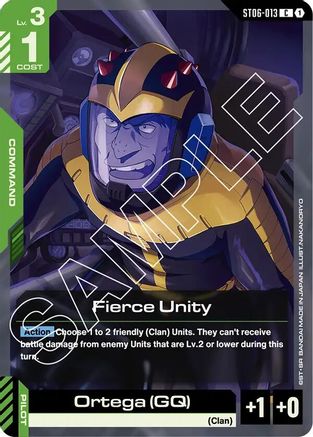 Image of Fierce Unity (ST06-013) - Starter Deck 06 Clan Unity