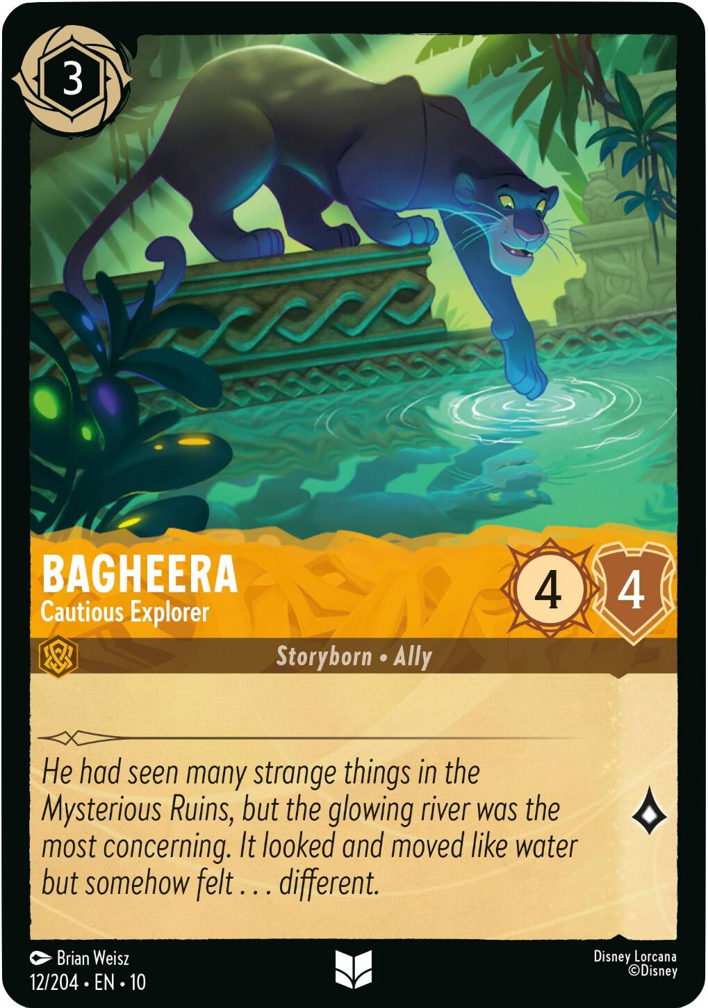 Image of Bagheera - Cautious Explorer (12/204) [Whispers in the Well]
