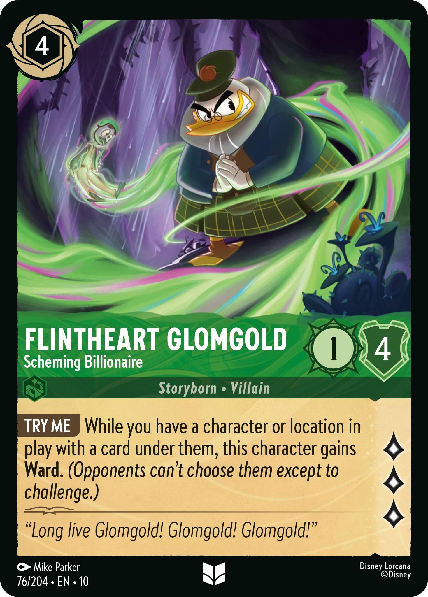 Image of Flintheart Glomgold - Scheming Billionaire (76/204) [Whispers in the Well]