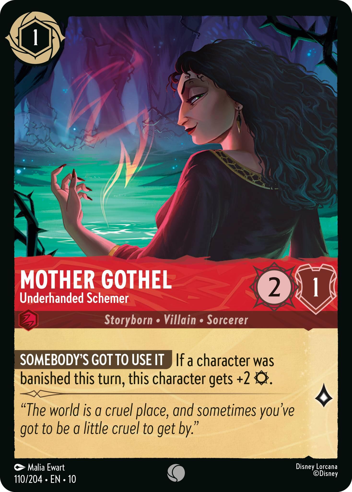 Image of Mother Gothel - Underhanded Schemer (110/204) [Whispers in the Well]