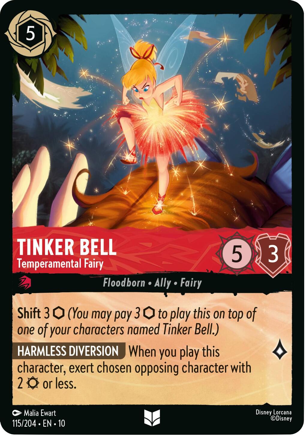Image of Tinker Bell - Temperamental Fairy (115/204) [Whispers in the Well]