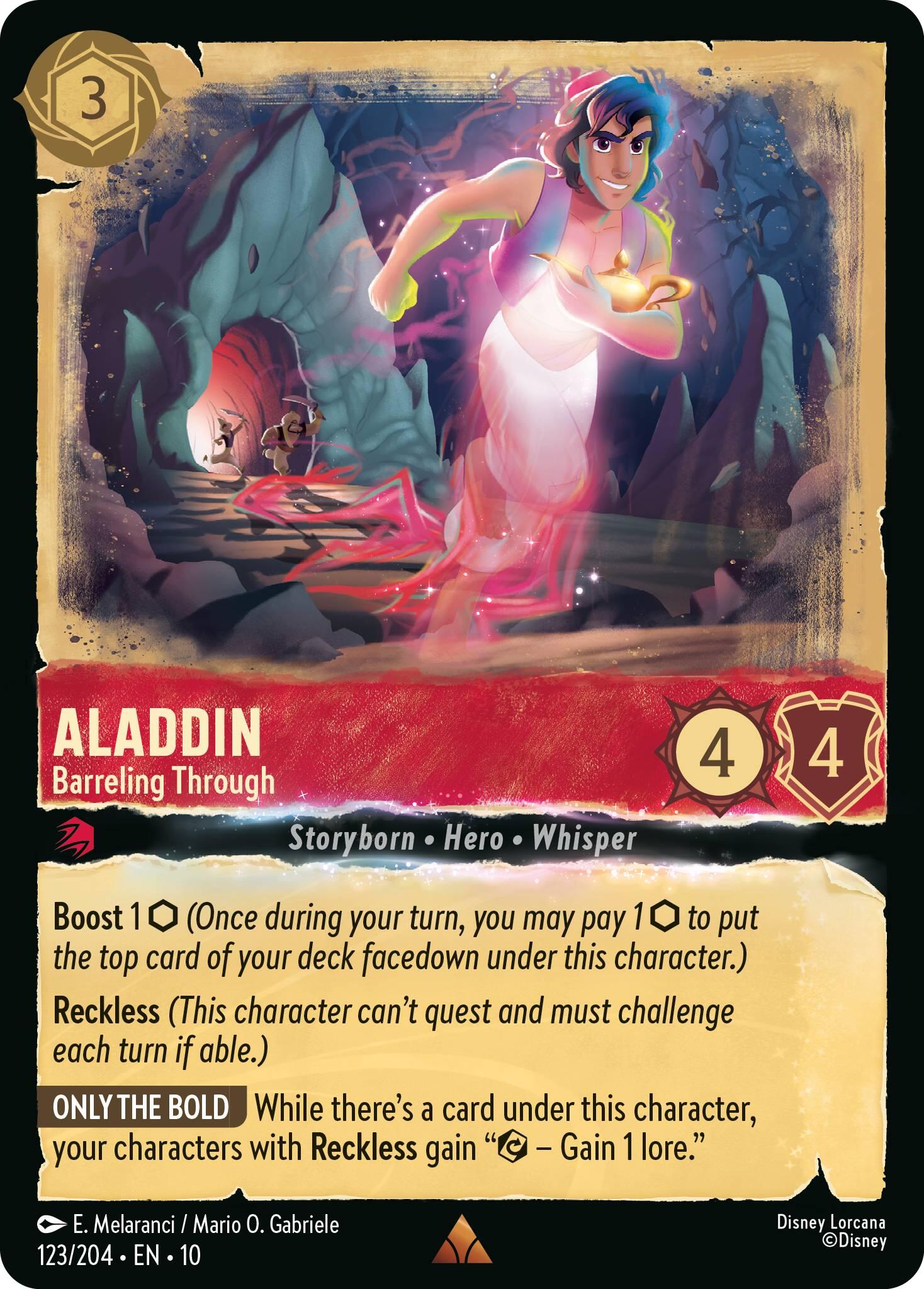 Image of Aladdin - Barreling Through (123/204) [Whispers in the Well]