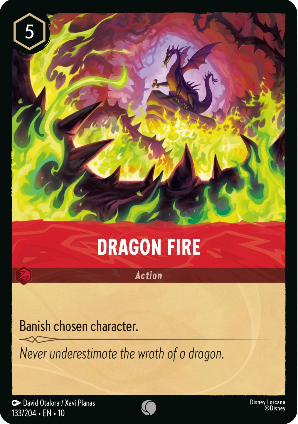 Image of Dragon Fire (133/204) [Whispers in the Well]