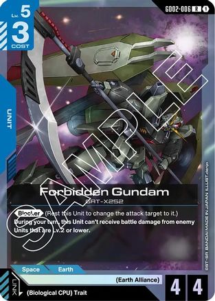 Image of Forbidden Gundam (GD02-006) - Dual Impact Holofoil