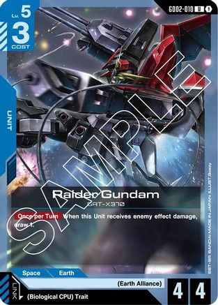 Image of Raider Gundam (GD02-010) - Dual Impact