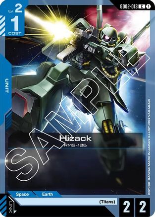 Image of Hizack (GD02-013) - Dual Impact