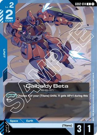 Image of Galbaldy Beta (GD02-014) - Dual Impact