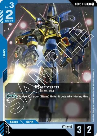 Image of Barzam (GD02-016) - Dual Impact
