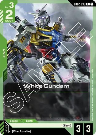 Image of White Gundam (GD02-032) - Dual Impact