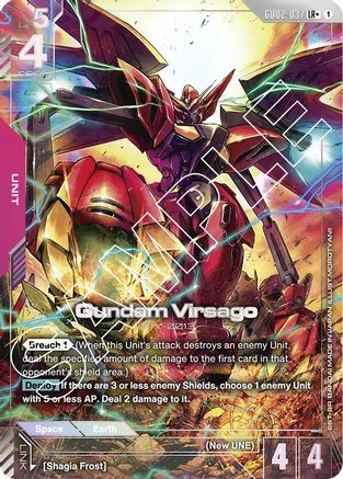Image of Gundam Virsago (LR+) (GD02-037) - Dual Impact Holofoil