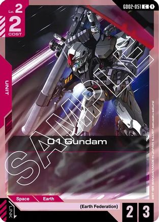 Image of 01 Gundam (GD02-051) - Dual Impact