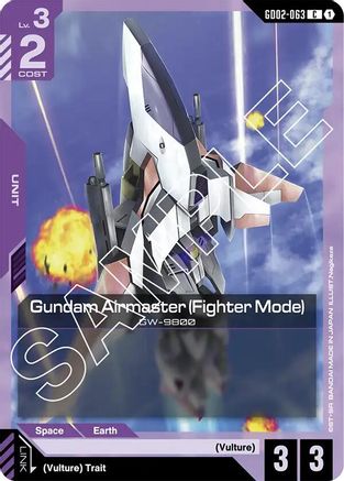 Image of Gundam Airmaster (Fighter Mode) (GD02-063) - Dual Impact