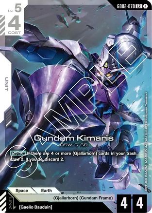 Image of Gundam Kimaris (GD02-070) - Dual Impact Holofoil