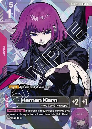 Image of Haman Karn (R+) (GD02-091) - Dual Impact Holofoil