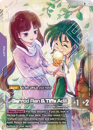 Image of Garrod Ran & Tiffa Adill (R+) (GD02-094) - Dual Impact Holofoil