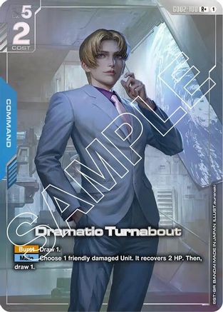 Image of Dramatic Turnabout (R+) (GD02-100) - Dual Impact Holofoil