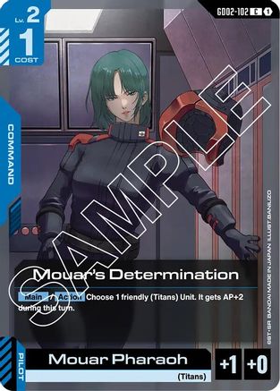 Image of Mouar's Determination (GD02-102) - Dual Impact
