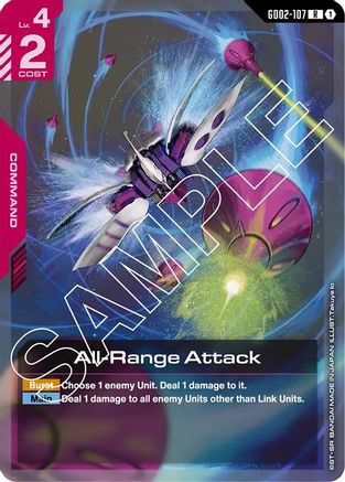 Image of All-Range Attack (GD02-107) - Dual Impact Holofoil
