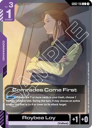 Image of Comrades Come First (GD02-116) - Dual Impact