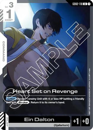 Image of Heart Set on Revenge (GD02-118) - Dual Impact