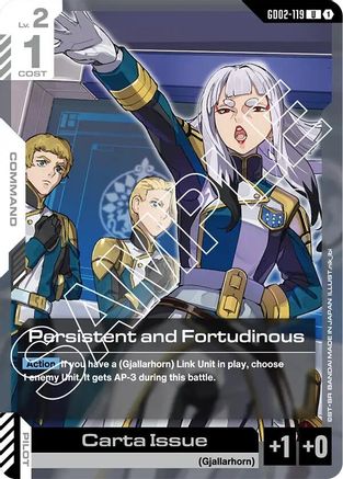 Image of Persistent and Fortudinous (GD02-119) - Dual Impact