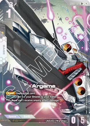 Image of Argama (R+) (GD02-129) - Dual Impact Holofoil