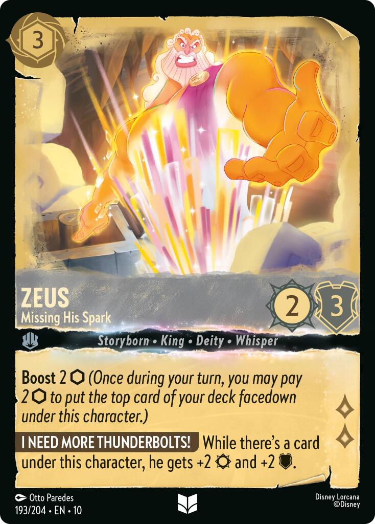 Image of Zeus - Missing His Spark (193/204) [Whispers in the Well]