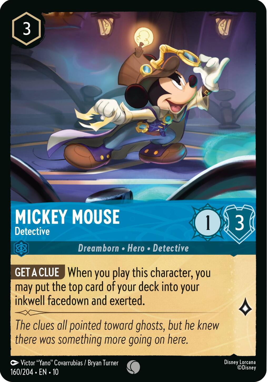 Image of Mickey Mouse - Detective (160/204) [Whispers in the Well]