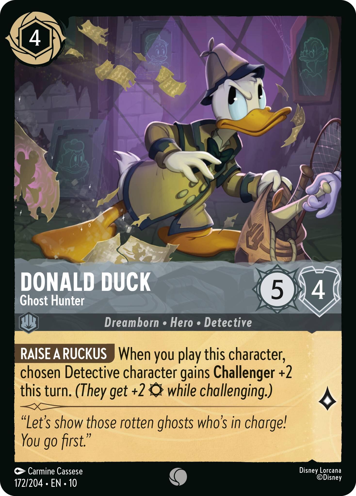 Image of Donald Duck - Ghost Hunter (172/204) [Whispers in the Well]