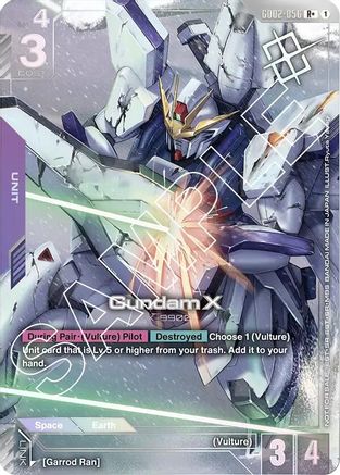 Image of Gundam X (GD02-056) (Store Tournament Winner Pack 02) (GD02-056) - Gundam Promotional Cards Holofoil