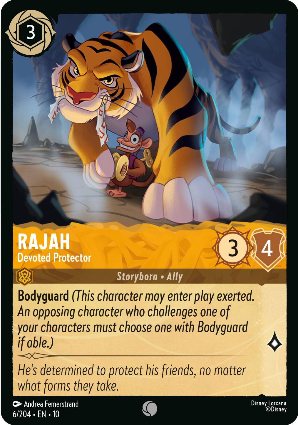 Image of Rajah - Devoted Protector (6/204) [Whispers in the Well]