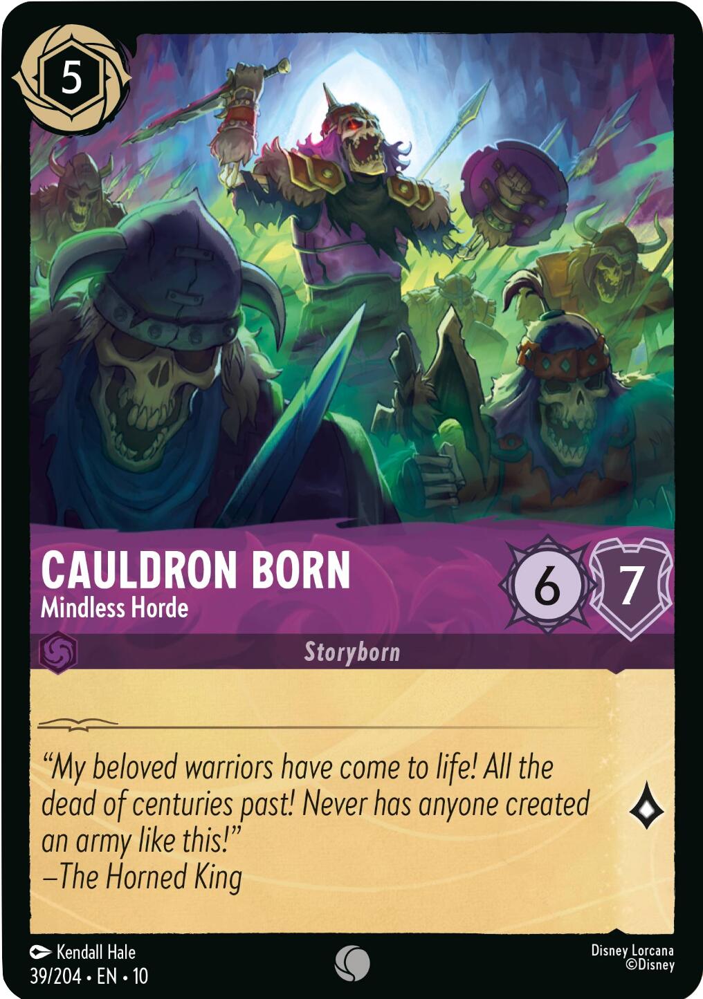 Image of Cauldron Born - Mindless Horde (39/204) [Whispers in the Well]